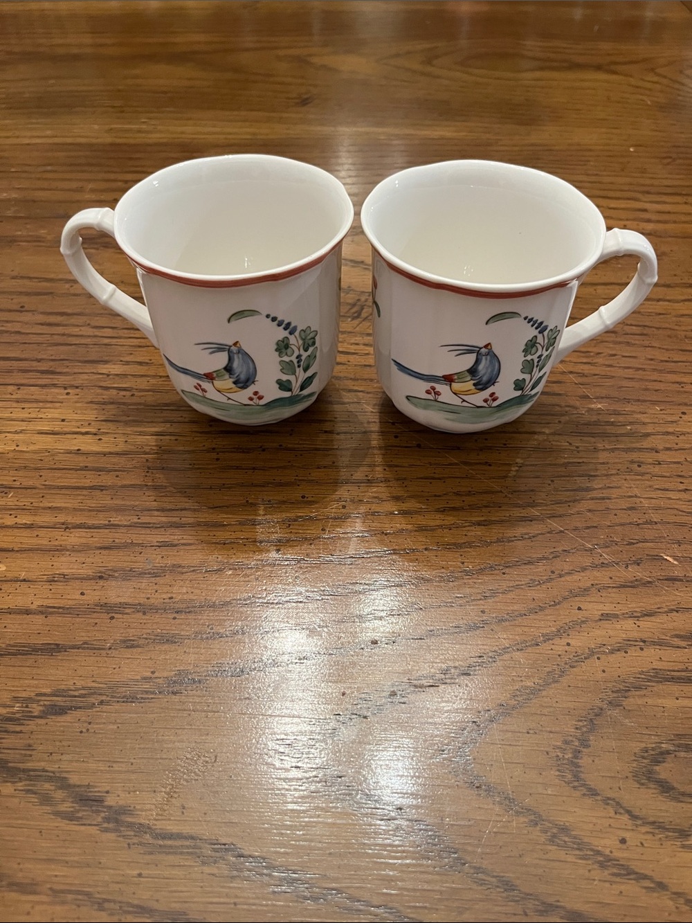 Villeroy & Boch "Jardin d'Alsace Fleur" mugs